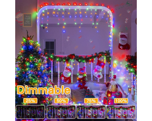 Вуличні гірлянди Ollny Icicle Lights 504 LED