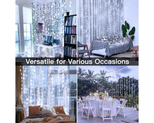 Водонепроникна гірлянда Ollny Curtain Lights для приміщень
