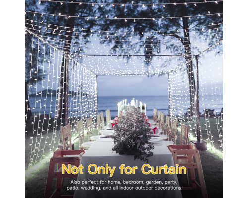 Гірлянда Ollny Curtain Lights (біле світло)