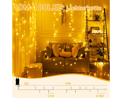 Вуличні водонепроникні гірлянди Ollny Fairy Lights 10 м