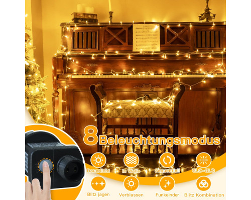 Вуличні водонепроникні гірлянди Ollny Fairy Lights 10 м
