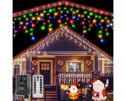 Вуличні гірлянди Ollny Icicle Lights 504 LED