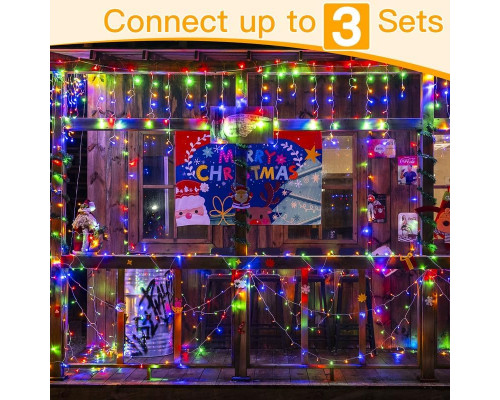 Вуличні гірлянди Ollny Icicle Lights 504 LED