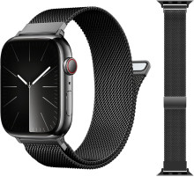 Ремінець для годинника сумісний з Apple Watch (чорний)