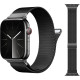 Ремінець для годинника сумісний з Apple Watch (чорний)