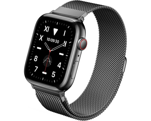 Ремінець для годинника сумісний з Apple Watch (чорний)