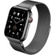Ремінець для годинника сумісний з Apple Watch (чорний)