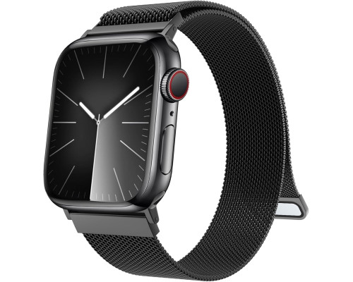 Ремінець для годинника сумісний з Apple Watch (чорний)