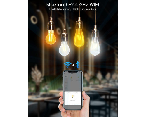 Розумна лампочка Aigostar Edison WiFi E27