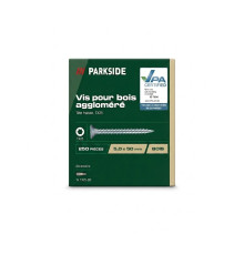 Шурупи по дереву (ДСП) Parkside 5,0 x 50 мм (250 шт) TX25 + біта в комплекті