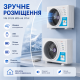 Компактний акумуляторний вентилятор з USB-зарядкою 1200 мА·год / Портативний настільний охолоджувач повітря