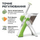 Овочерізка ручна пластикова універсальна Зелена