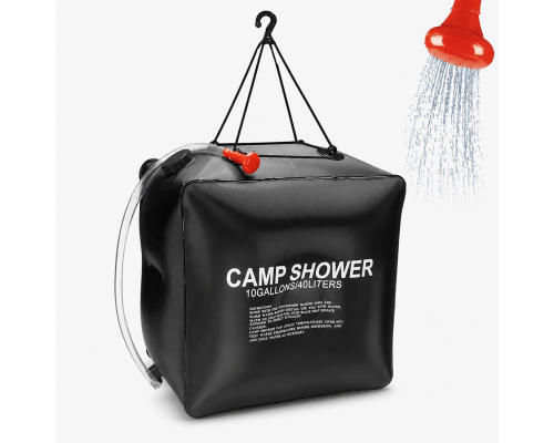 Похідний душ Camp Shower 40 л з шлангом і розпилювачем