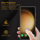 Комплект захисного скла (2 шт) HPTech для Samsung Galaxy S23 Ultra та захист камери (2 шт)