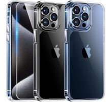 Ударостійкий прозорий чохол для iPhone 15 Pro Max
