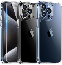 Ударостійкий прозорий чохол для iPhone 15 Pro Max