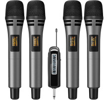 Бездротові мікрофони TONOR TW361 для караоке (Комплект 4шт)