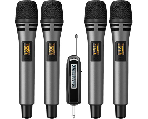 Бездротові мікрофони TONOR TW361 для караоке (Комплект 4шт)