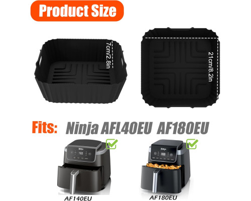 Силіконові форми для аерофритюрниці Ninja Air Fryer PRO (2 шт.)
