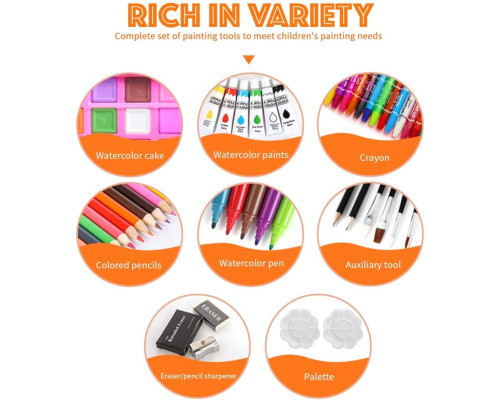 Набір для малювання HJB VISSO Art Set (145 предметів)