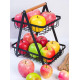 Двоярусний кошик для фруктів HomeFast 29x27x17см