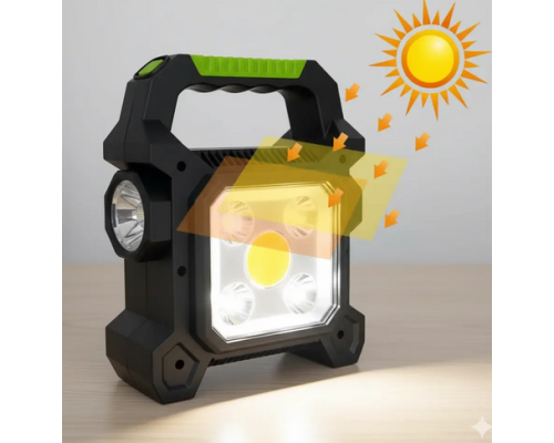 LED ліхтар JY-258B із сонячною батареєю