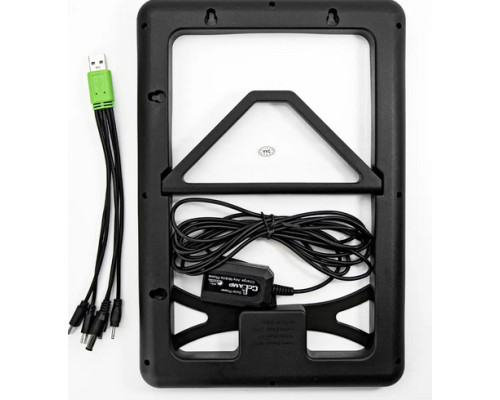 Портативна сонячна панель 4W + USB-кабель з перехідниками