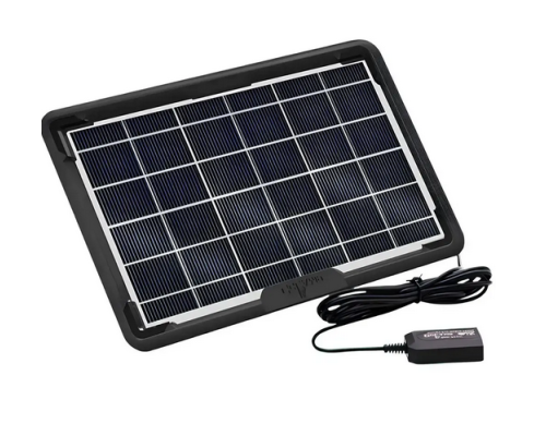 Портативна сонячна панель 4W + USB-кабель з перехідниками