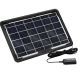 Портативна сонячна панель 4W + USB-кабель з перехідниками