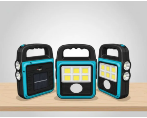 Ліхтар прожектор USB із сонячною панеллю та повербанком Solar LED light