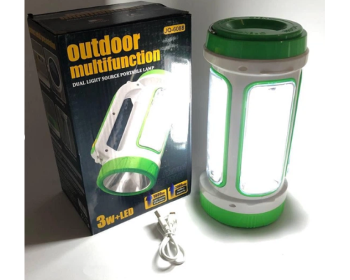 Похідний кемпінговий ліхтар 6088-LED+COB