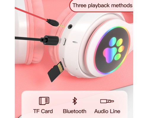 Бездротові навушники Bluetooth з котячими вушками LBOYLOVE