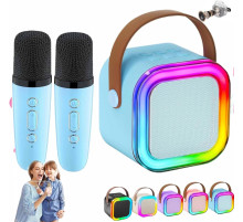 Міні-колонка для караоке з Bluetooth та 2 мікрофонами Bosjct