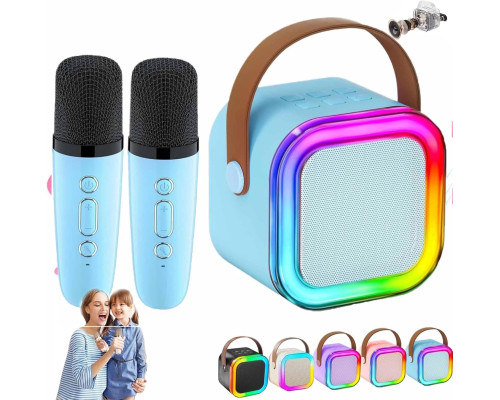 Міні-колонка для караоке з Bluetooth та 2 мікрофонами Bosjct