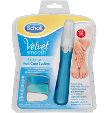 Електронна пилка для догляду за нігтями Scholl Velvet Smooth Buff & Shine