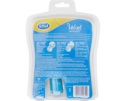 Електронна пилка для догляду за нігтями Scholl Velvet Smooth Buff & Shine