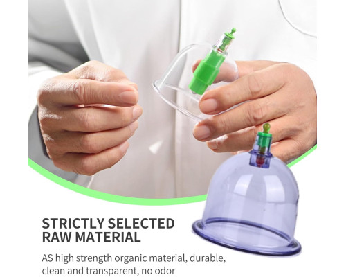 Набір із 12 антицелюлітних банок для акупунктурного масажу Nizirioo