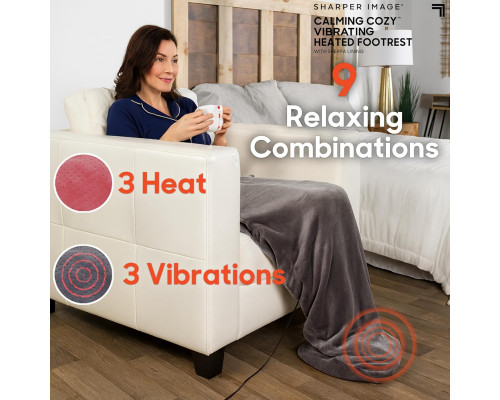 Ковдра для ніг з електричним підігрівом та масажем Calming Cozy