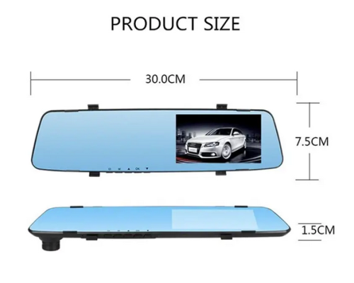 Дзеркало відеореєстратор DVR L1022TP (4,3
