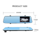 Дзеркало відеореєстратор DVR L1022TP (4,3