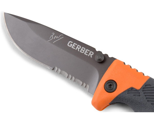 Ніж зубчастий, складаний 4 дюйми Gerber Bear Grylls Scout
