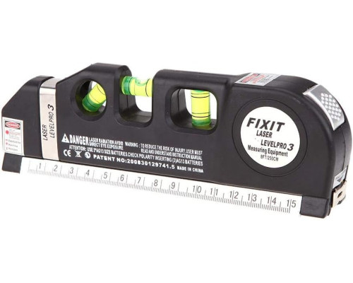 Лазерний рівень із рулеткою Fixit Laser Level Pro