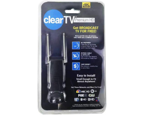 Цифрова кімнатна антена Clear TV Premium HD