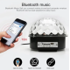 Кришталева куля-світильник з Bluetooth-динаміком та пультом дистанційного керування