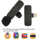Бездротовий петличний мікрофон Bewinner K8 USB C