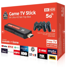 Ігрова консоль-приставка X9 (64 gb, 8K, 30000 ігор, Android, TV GAME STICK) з двома бездротовими контролерами