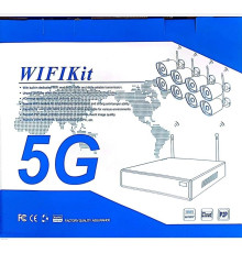 Комплект бездротового відеоспостереження 5G Full HD із 8 камерами AntDau71