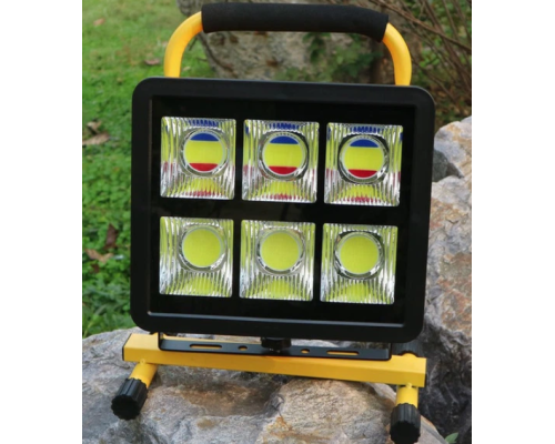 Світлодіодний акумуляторний LED прожектор Bailong