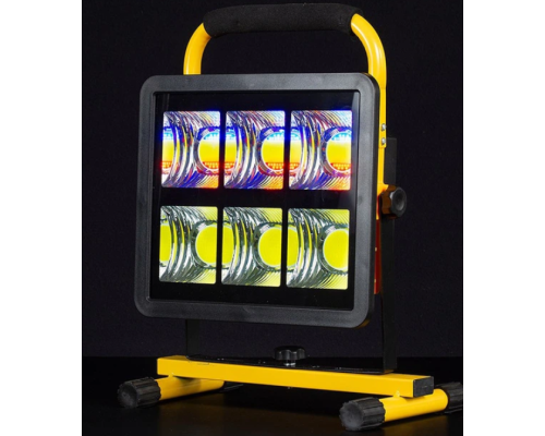 Світлодіодний акумуляторний LED прожектор Bailong