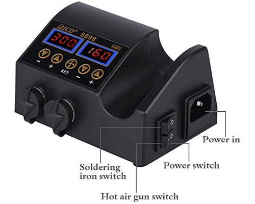 Паяльна станція RF Elettronica 2‑в‑1 750 Вт